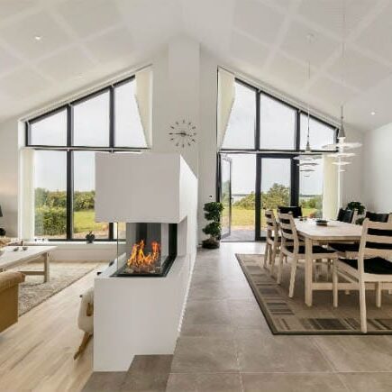 Gipsloft med indbyggede spots
